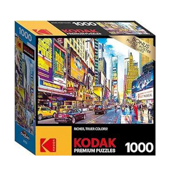 Cra-Z-Art Kodak 1,000 Piece Jigsaw Puzzle, Times Square