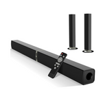 Mzeibo Bluetooth Sound Bars with 4 Drivers and Remote Control