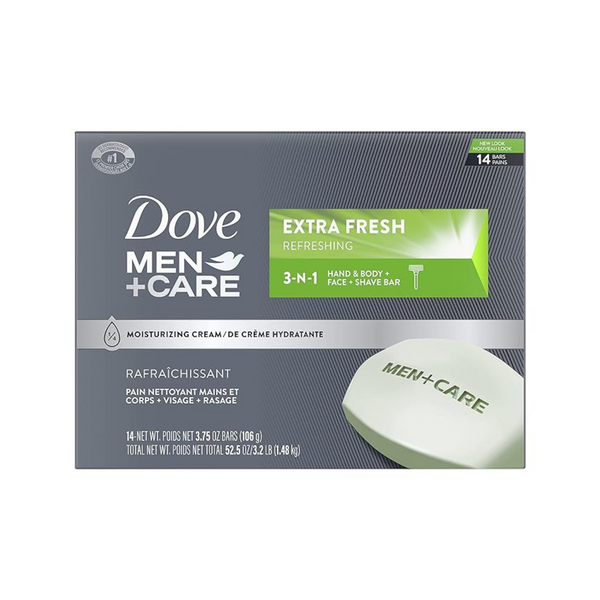 14 Dove Men + Care 3 in 1 Cleanser Bars