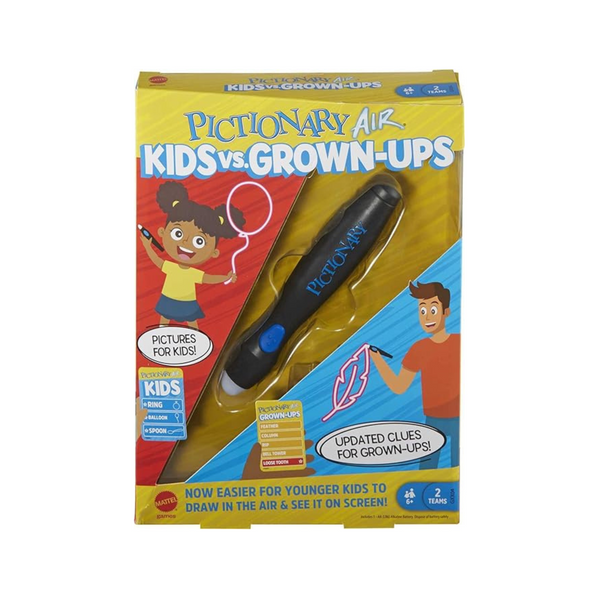 Mattel Games Pictionary Air Kids vs Grown-Ups Family Drawing Game