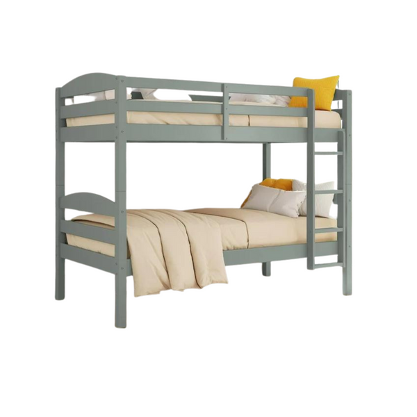 Better Homes & Gardens Leighton Solid Wood Twin-over-Twin Convertible Bunk Bed (6 Colors)