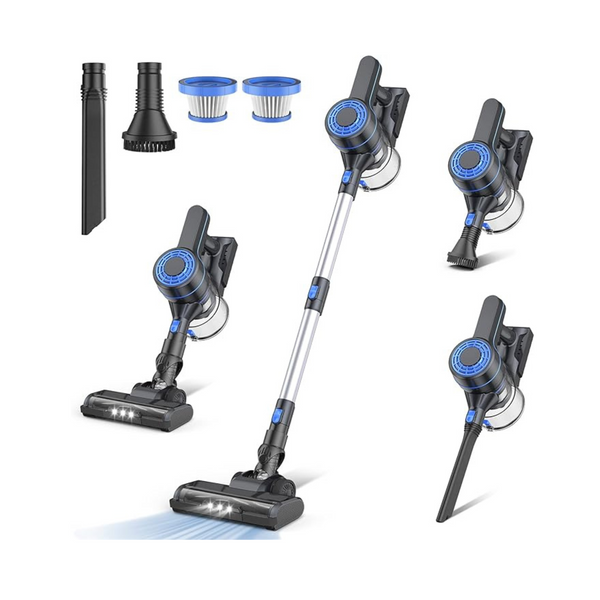 6-in-1 Lightweight 20000Pa Powerful Cordless Vacuum Cleaner