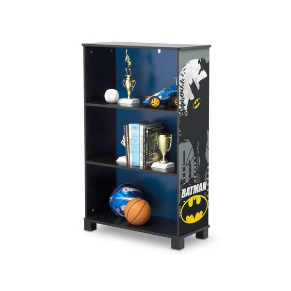 DC Comics Batman Deluxe 3-Shelf Wood Bookcase