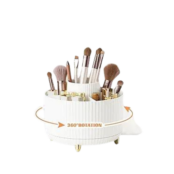 360° Rotating Makeup Brush Holder