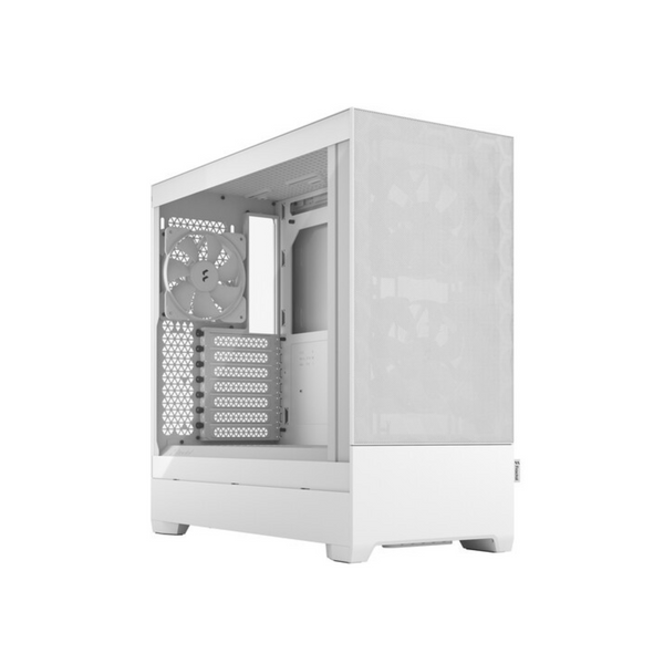 Fractal Design Pop Air Tempered Glass Mid Tower Case (White w/ Clear Tint)