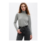 Gap Factory Women's Lurex Stripe Turtleneck T-Shirt