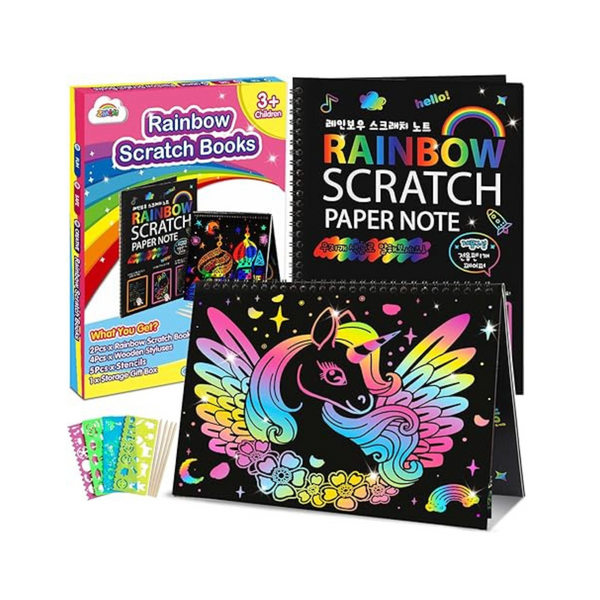 2-Pack Scratch Paper Art-Crafts