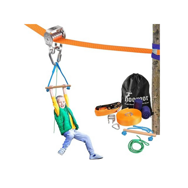 52FT Zip Line Playset