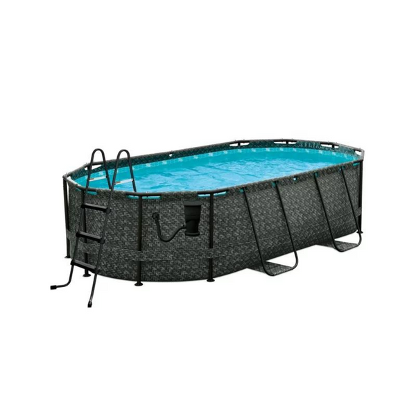 Funsicle 13' x 8' x 39.5" Oasis Designer Oval Swimming Pool