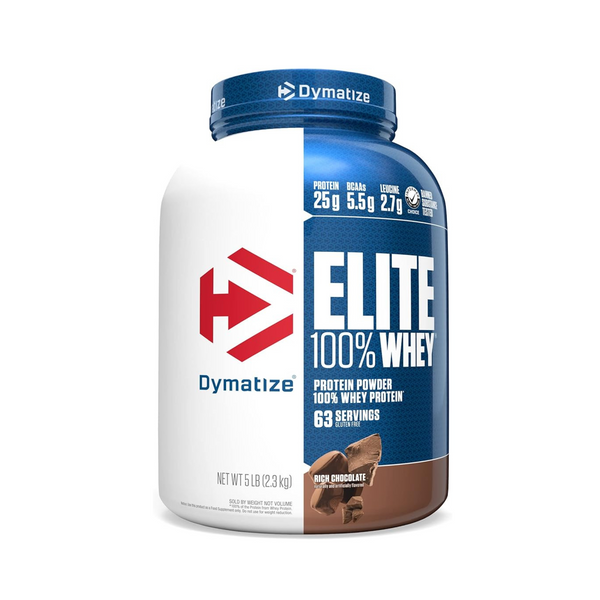 5-Lbs Dymatize Elite 100% Whey Protein Powder (Chocolate or Vanilla)