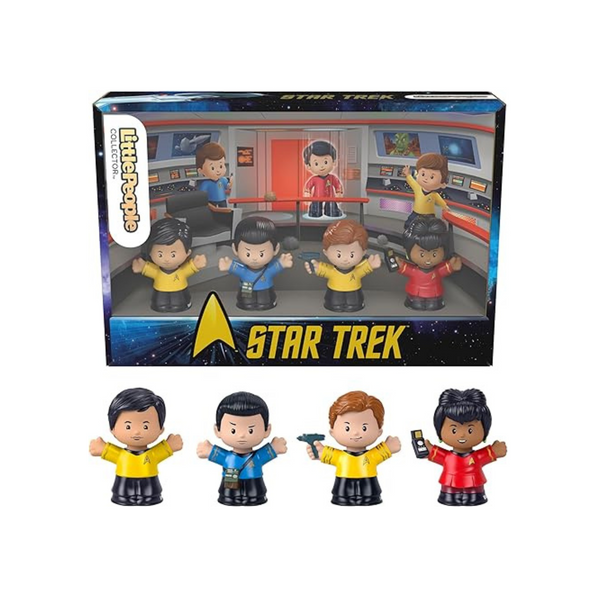 4-Pack Fisher-Price Little People Collector Star Trek Special Edition Figure Set