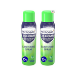 Pack of 2 Microban 24 Hour Sanitizing and Antibacterial Disinfectant Spray