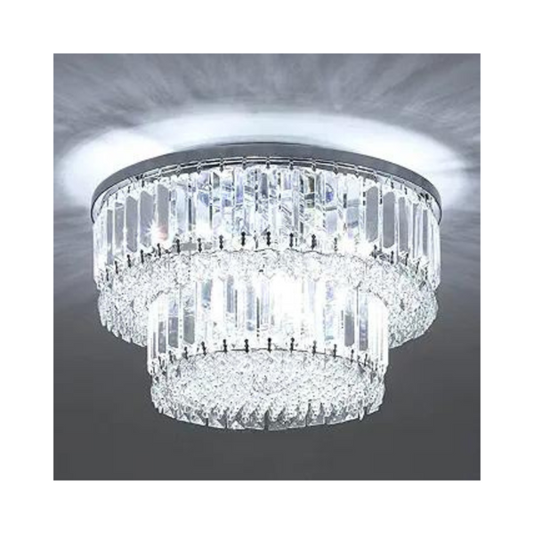 Modern Round Crystal Chandelier