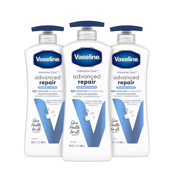 3-Pack Vaseline Intensive Care Advanced Repair Body Lotion