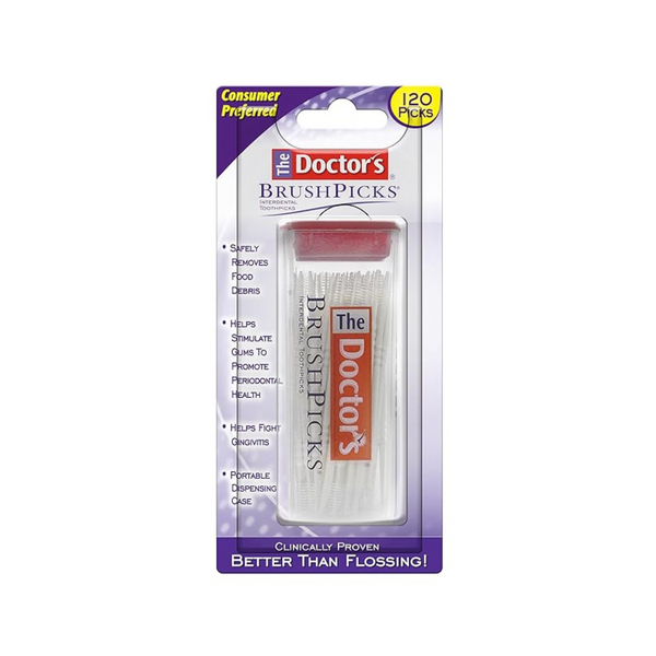 The Doctor's BrushPicks Interdental Toothpicks: 120-Count