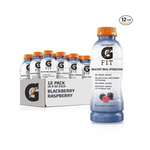 12-Pack 16.9oz Gatorade Fit Electrolyte Beverage (Citrus Berry or Blackberry Raspberry)