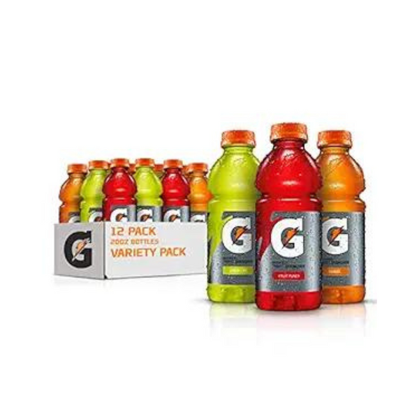 12-Pack 20oz. Gatorade Thirst Quencher Sports Bottles (variety pack)