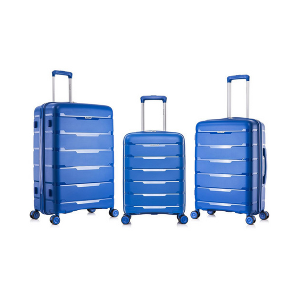 3-Piece Rockland Pasadena Hardside Luggage Nested Spinner Set