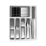 49-Piece Stainless Steel Silverware Set