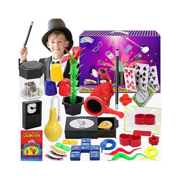 Skirfy Magic Kit - 75+ Magic Tricks for Kids