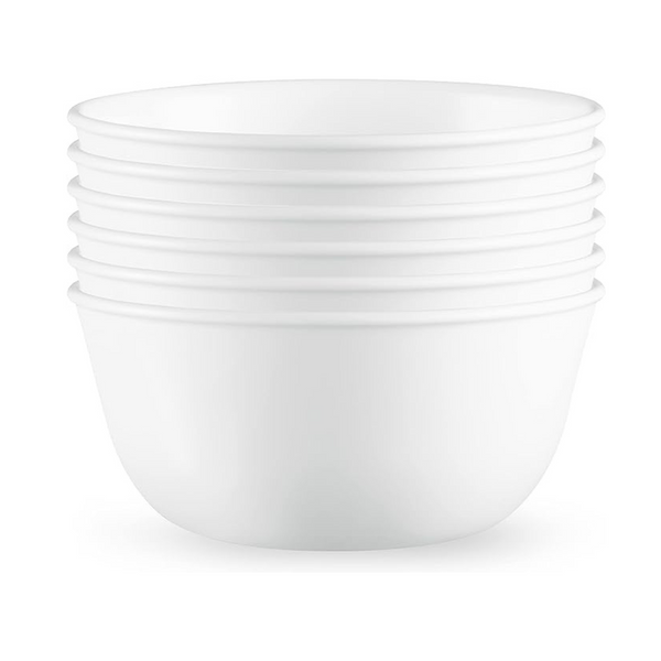 6-Pack Corelle 28oz Triple Layer Glass Vitrelle Soup/Cereal Bowls Set