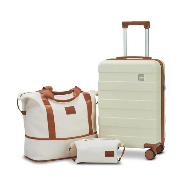 3-Piece Imiomo 20 In Carry on Rolling Travel Luggage Set