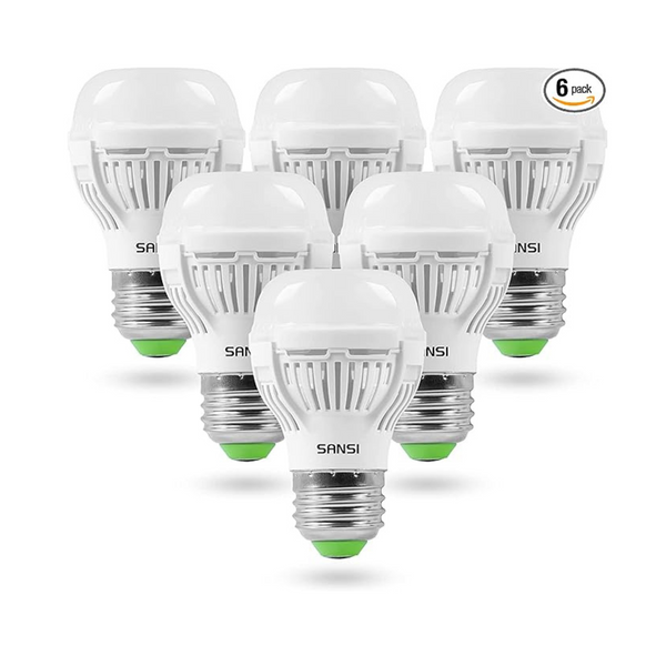 6-Pack Sansi 60W Equivalent Led Light Bulbs