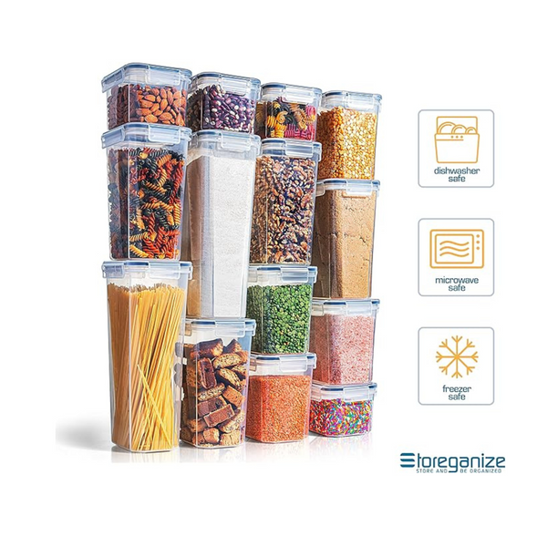 14-Piece Storeganize Airtight Food Storage Containers With Lids