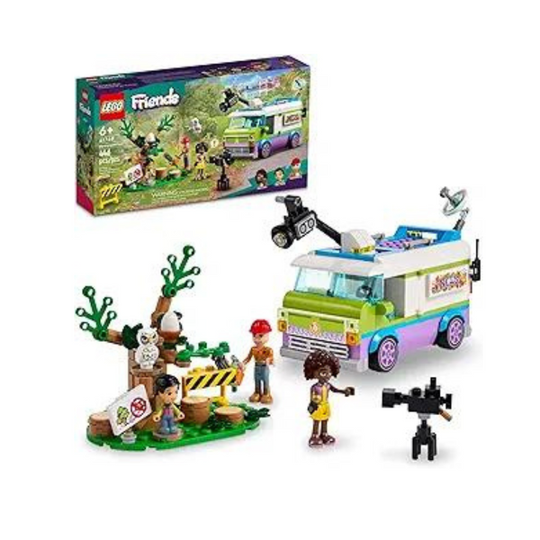 Lego Friends Newsroom Van Building Toy Set