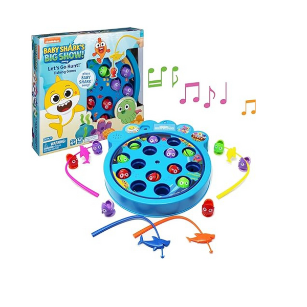 Pinkfong Baby Shark Let's Go Hunt Musical Fishing Game Toy