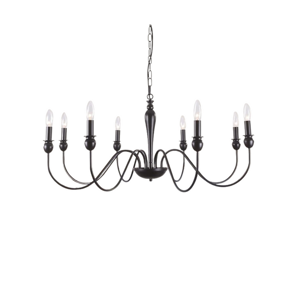 8 Lights Farmhouse Chandelier