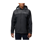 Columbia Men's Glennaker Rain Jacket (Black, Grill)