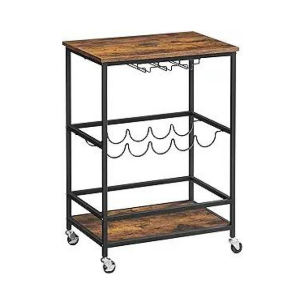 Bar Cart with Wheels