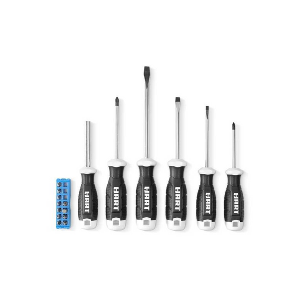 17-Piece Hart Magnetic Screwdriver Set with Comfort Grip