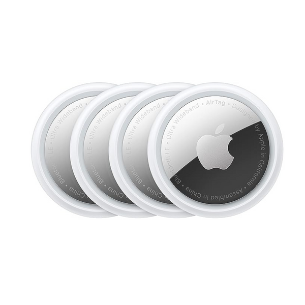 4-Pack Apple AirTags Sleek Tracker Devices