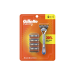 Gillette Fusion5 Razor Handle + 5 Cartridges