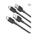 2-Pack Anker 3ft USB A to USB-C Charger Cable