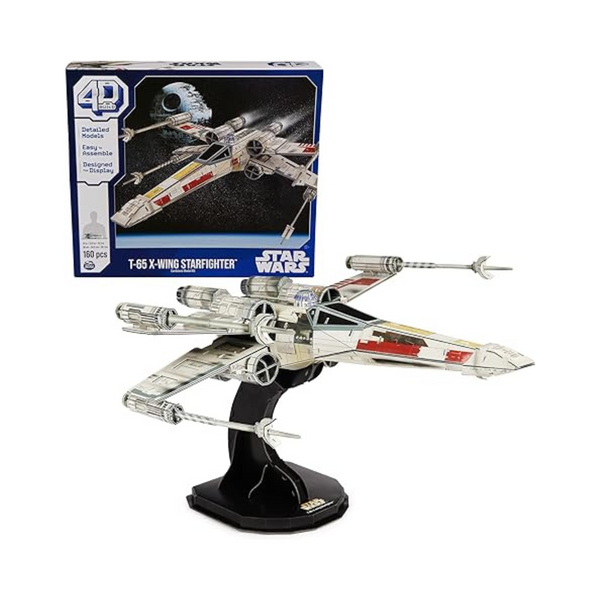 4D Build 160-Piece Star Wars T-65 X-Wing Starfighter 3D Model Kit