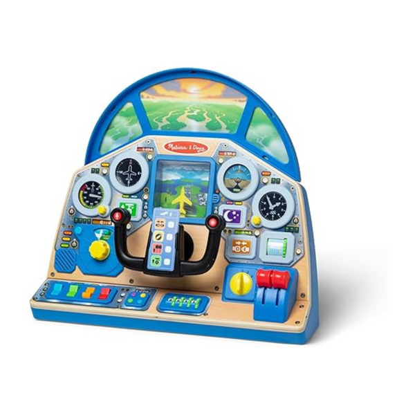 Melissa & Doug Jet Pilot Interactive Dashboard Playset