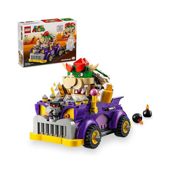 458-Piece LEGO Super Mario Bowser’s Muscle Car Expansion Set