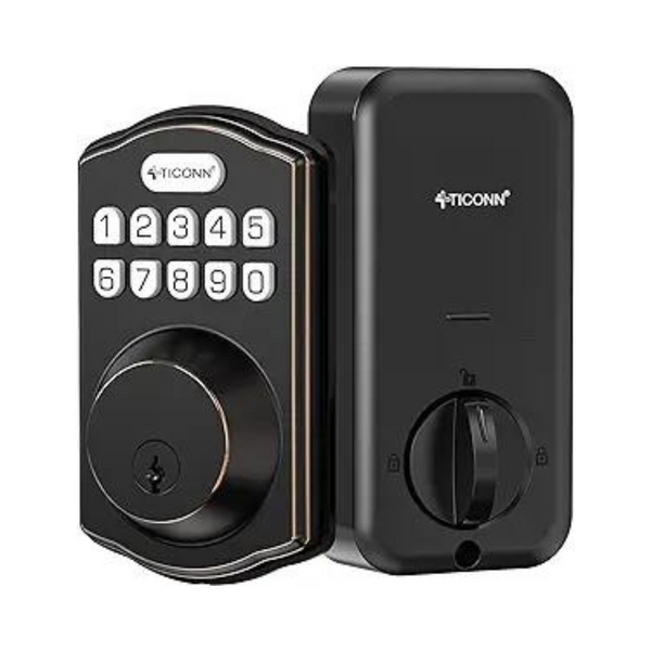 Ticonn Keyless Deadbolt Entry Door Keypad Lock