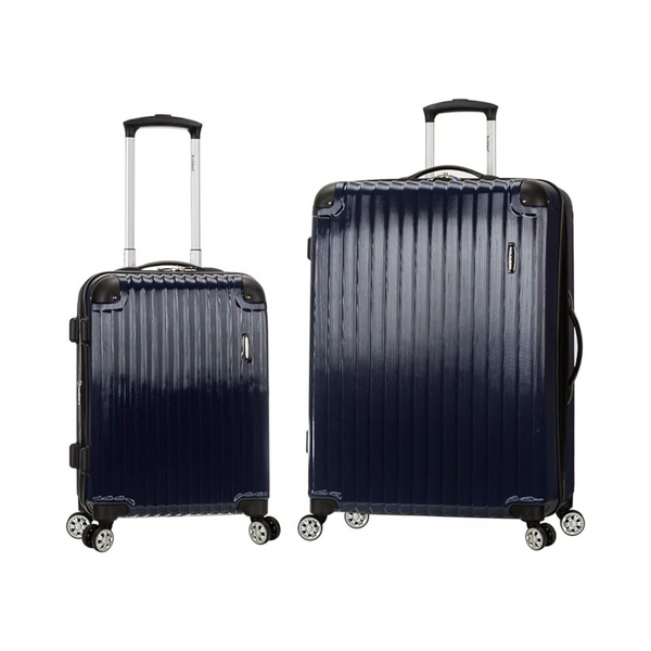 2-Piece Rockland Santorini 20"/28" Expandable Polycarbonate Spinner Set