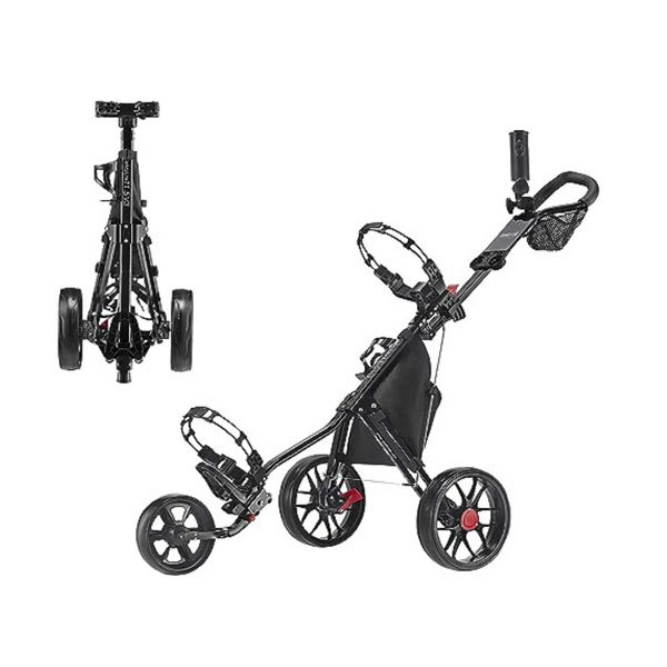 Caddytek CaddyLite 11.5 V3 3-Wheel Golf Push Cart (Black)