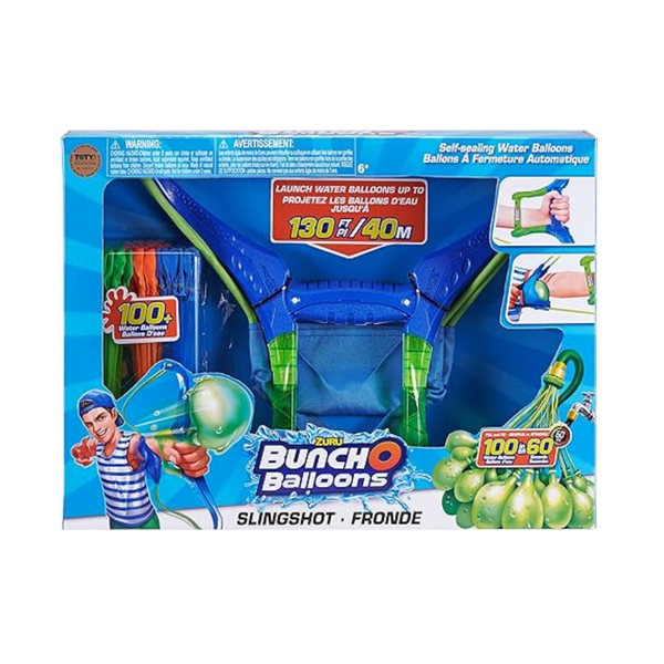 Bunch O Balloons Water Balloons – ZURU Slingshot, 100 Balloons