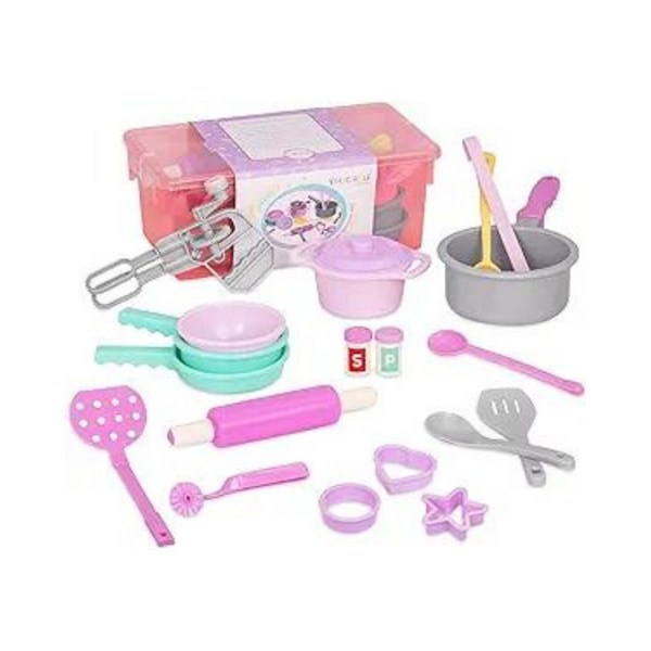 Battat Play Circle Cooking & Baking Kit Kitchen Toys