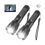 2-Pack Northlet 10000 Lumens Rechargeable Mini Handheld Flashlights