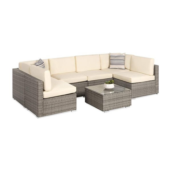 Best Choice Products 7-Piece Modular Conversation Sofa Set