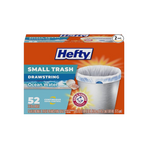 52-Count 4-Gallon Hefty Small Trash Bags (Ocean Water or Fabuloso Scent)