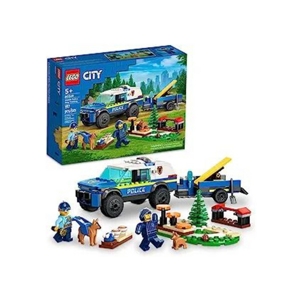 Lego City Mobile Police Dog Training 197 Piece Building Set