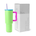 Simple Modern 40 oz Tumbler with Handle and Straw, Baja Mix